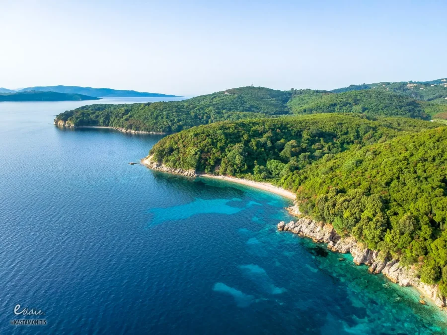 azour ionian boat cruises east corfu erimitis