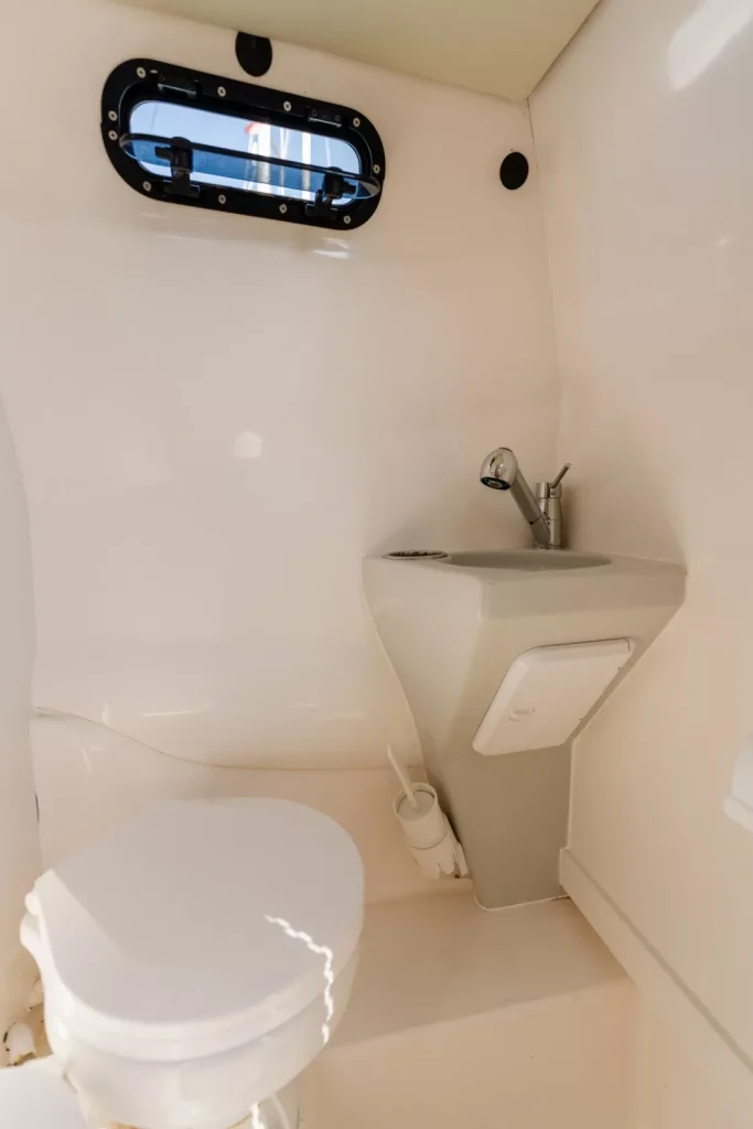 azour ionian boat cruises onboard toilet porthole cabin
