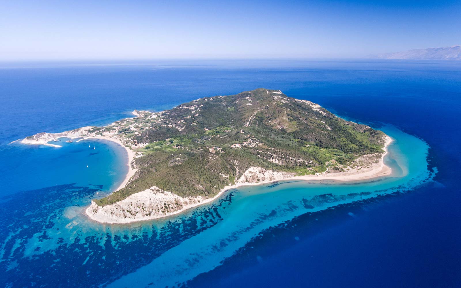 azour ionian cruises erikousa diapontia islands erikousa images drone 1
